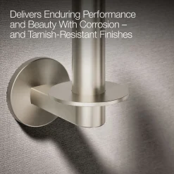 Vertical toilet paper holder^Kohler