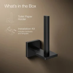 Vertical toilet paper holder^Kohler