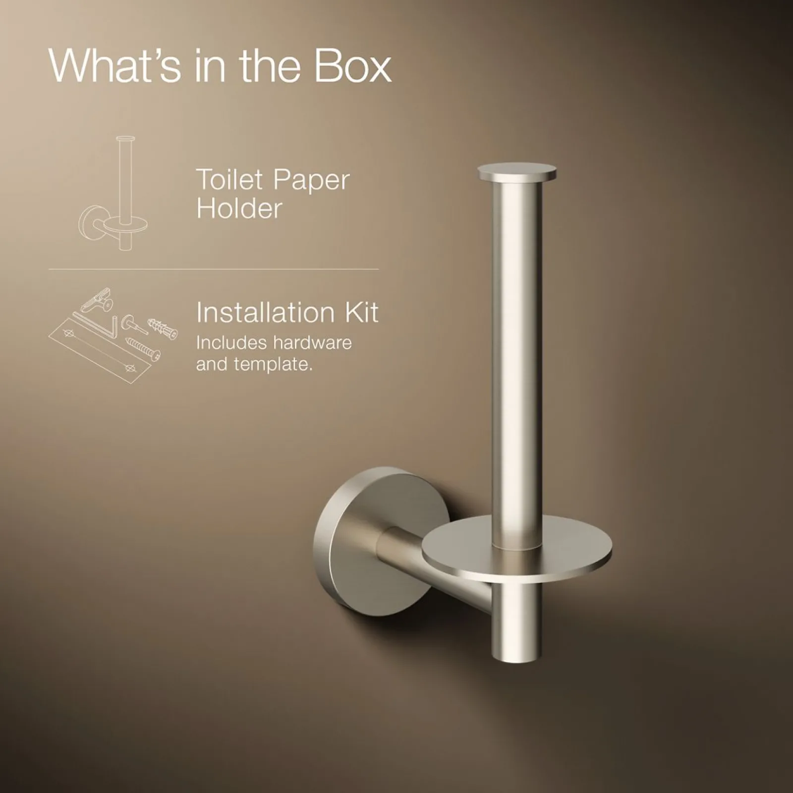 Vertical toilet paper holder^Kohler Best
