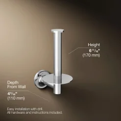 Vertical toilet paper holder^Kohler Clearance
