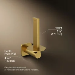 Vertical toilet paper holder^Kohler Best