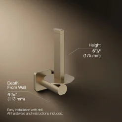 Vertical toilet paper holder^Kohler Best
