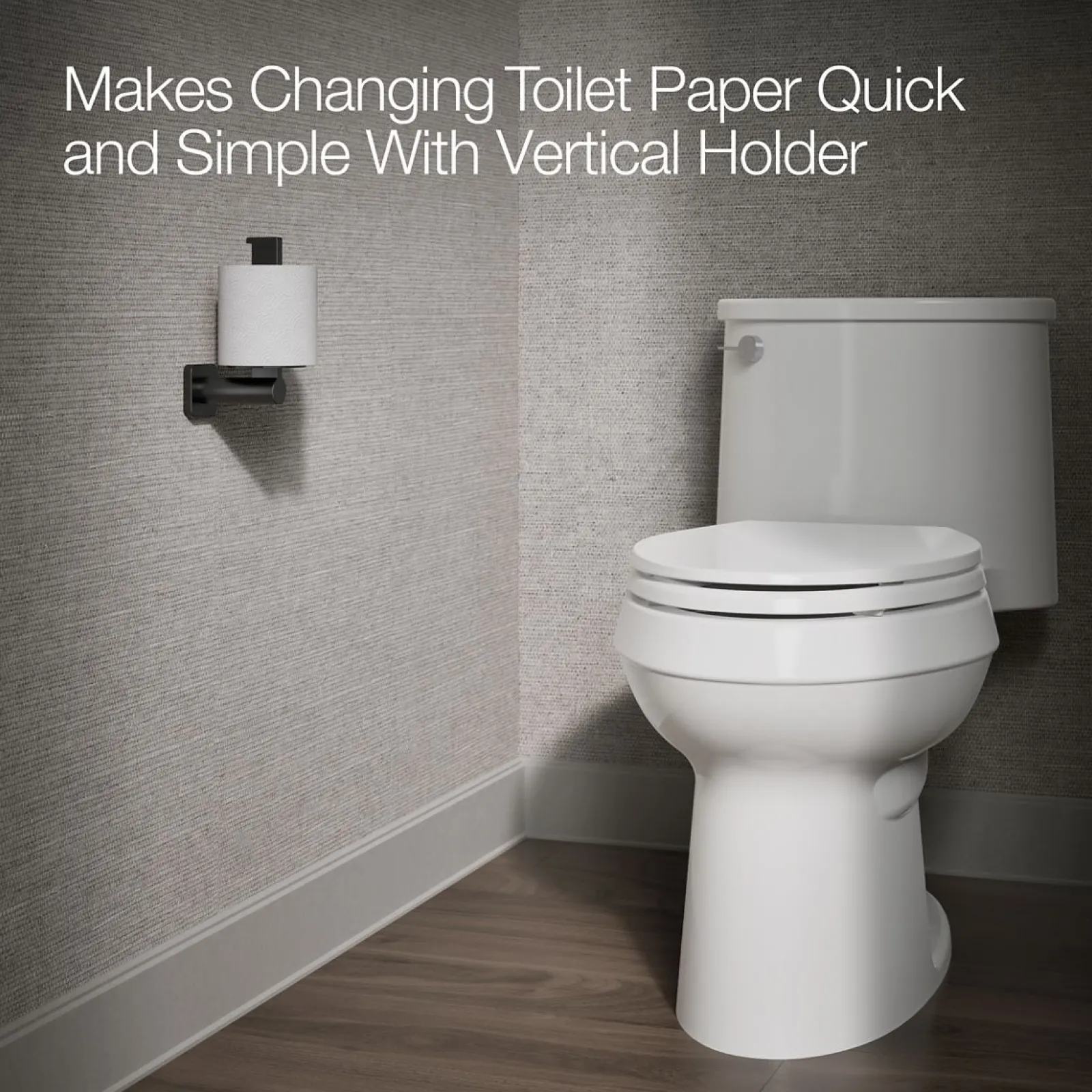 Vertical toilet paper holder^Kohler Best