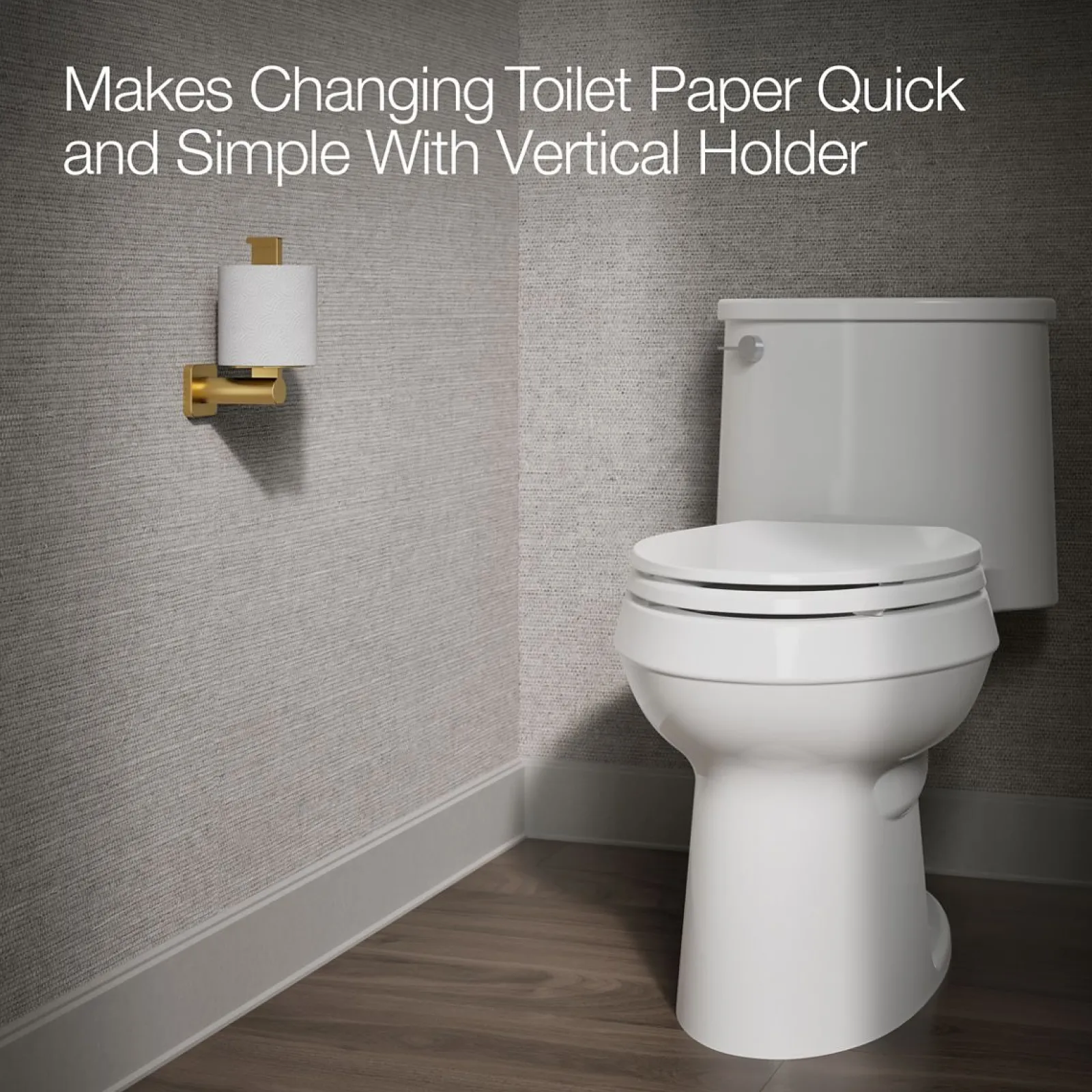 Vertical toilet paper holder^Kohler Best