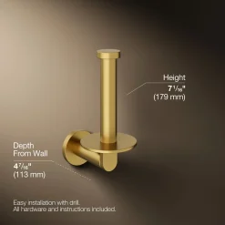 Vertical toilet paper holder^Kohler Clearance