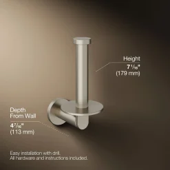 Vertical toilet paper holder^Kohler Clearance