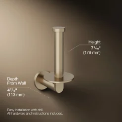 Vertical toilet paper holder^Kohler Clearance