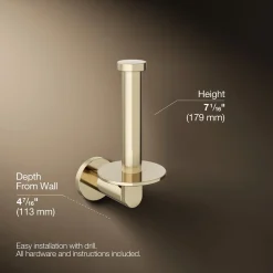 Vertical toilet paper holder^Kohler Clearance