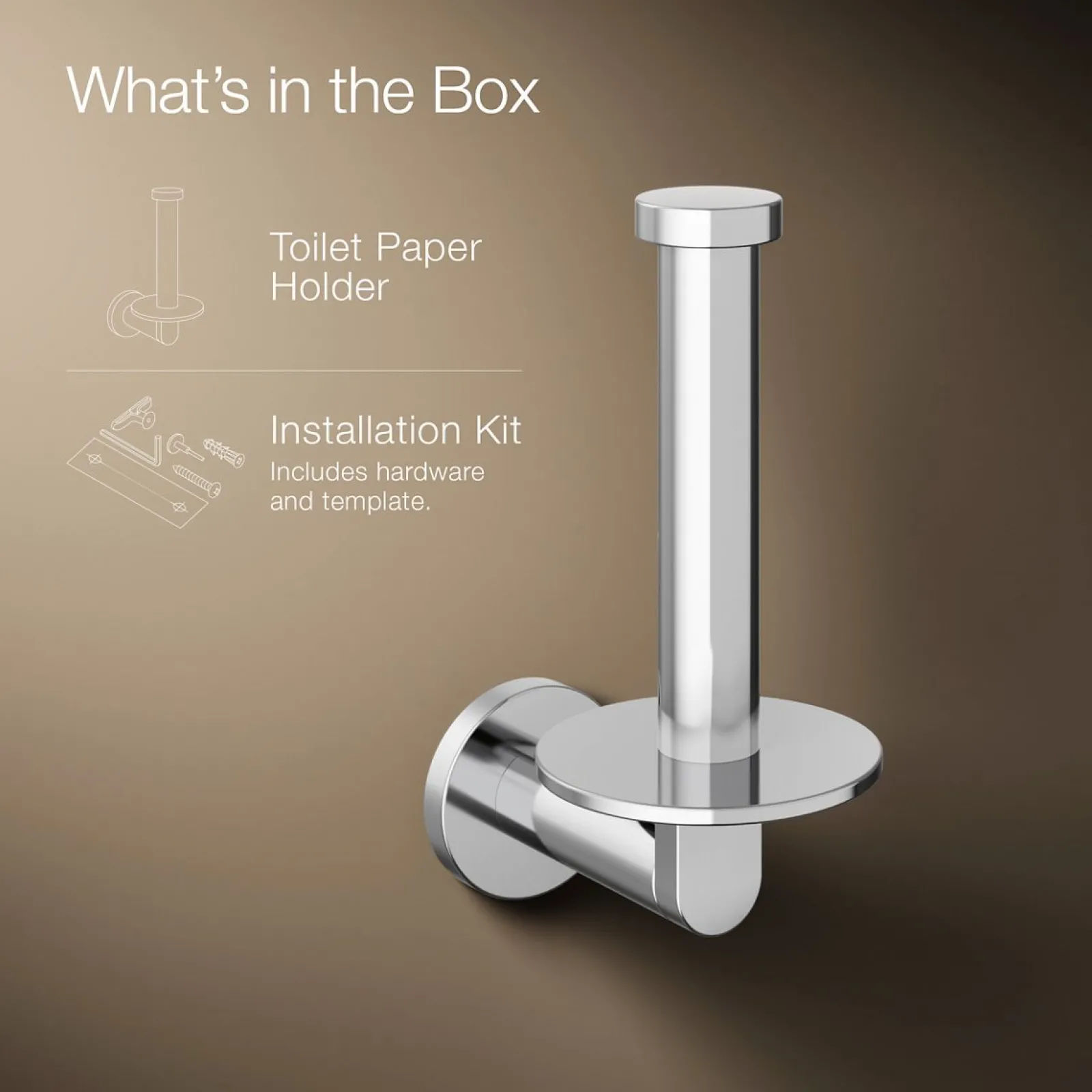 Vertical toilet paper holder^Kohler Clearance