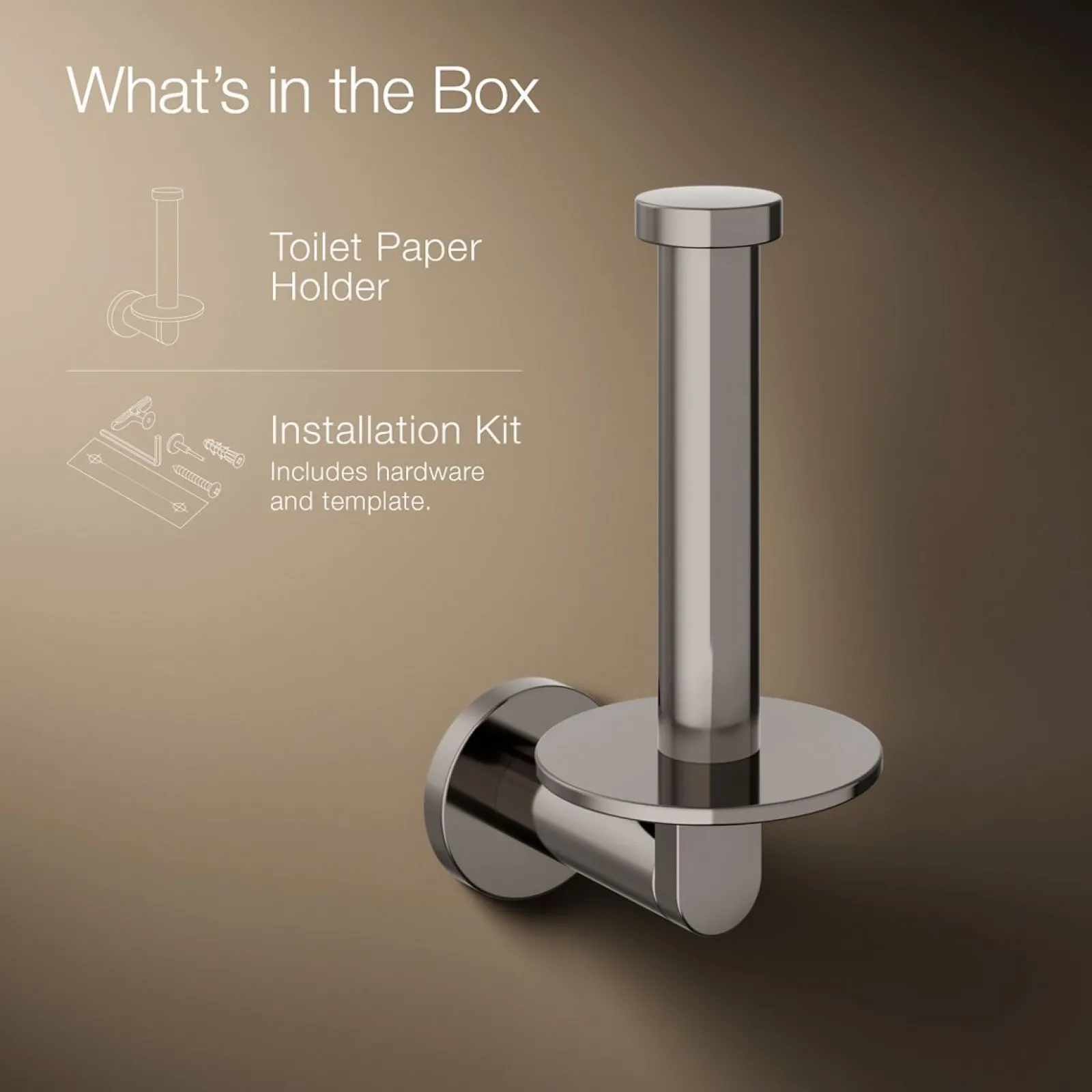 Vertical toilet paper holder^Kohler Clearance