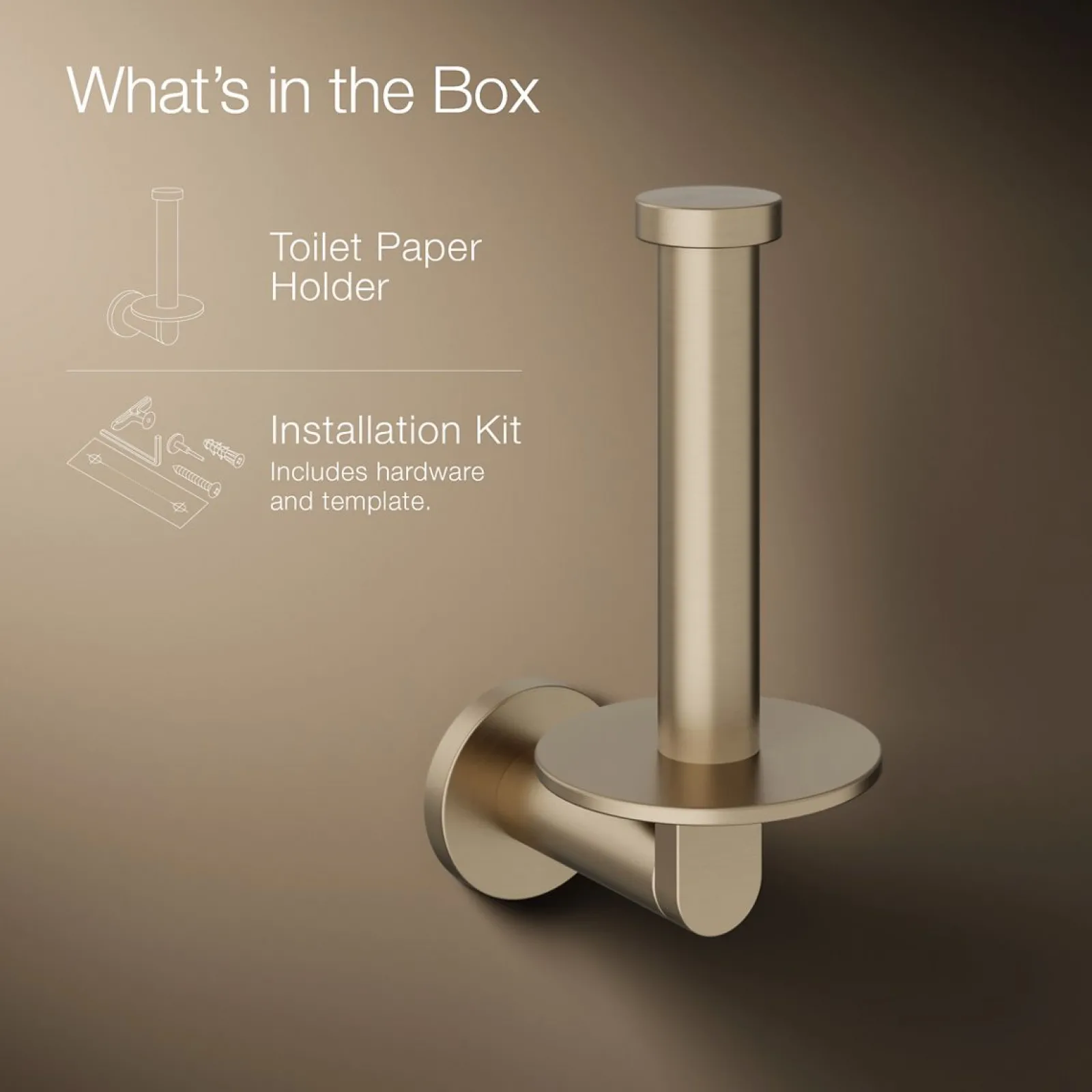 Vertical toilet paper holder^Kohler Clearance