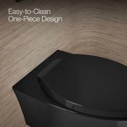 Wall-hung compact elongated toilet, dual-flush^Kohler
