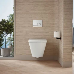 Wall-hung round-front toilet, dual-flush^Kohler Outlet