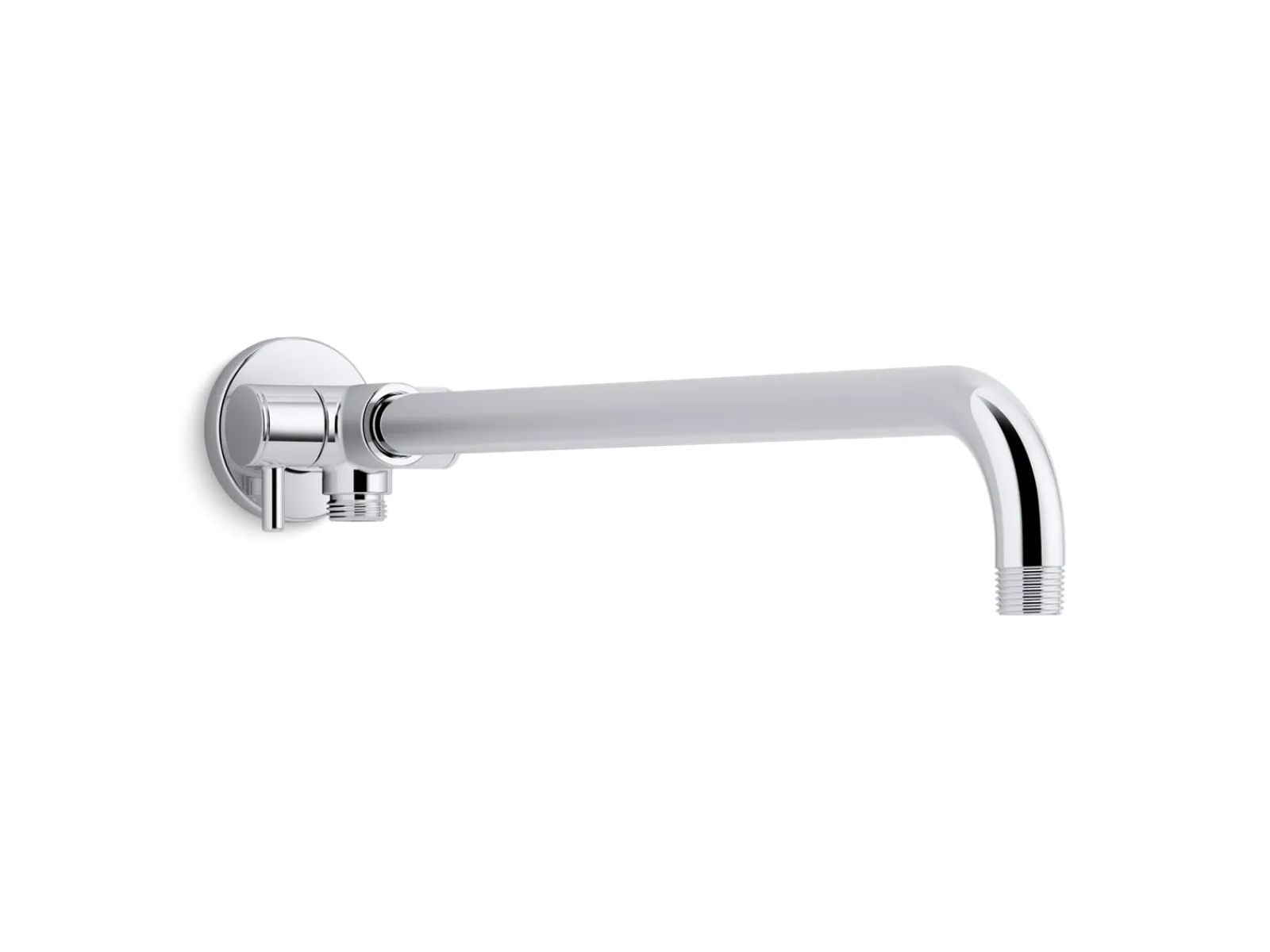Wall-mount arm for rainhead/showerhead and handshower with 2-way diverter^Kohler Hot