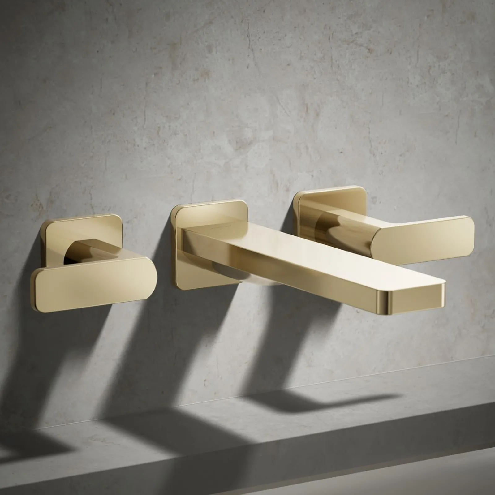 Wall-mount bath faucet trim^Kohler Hot