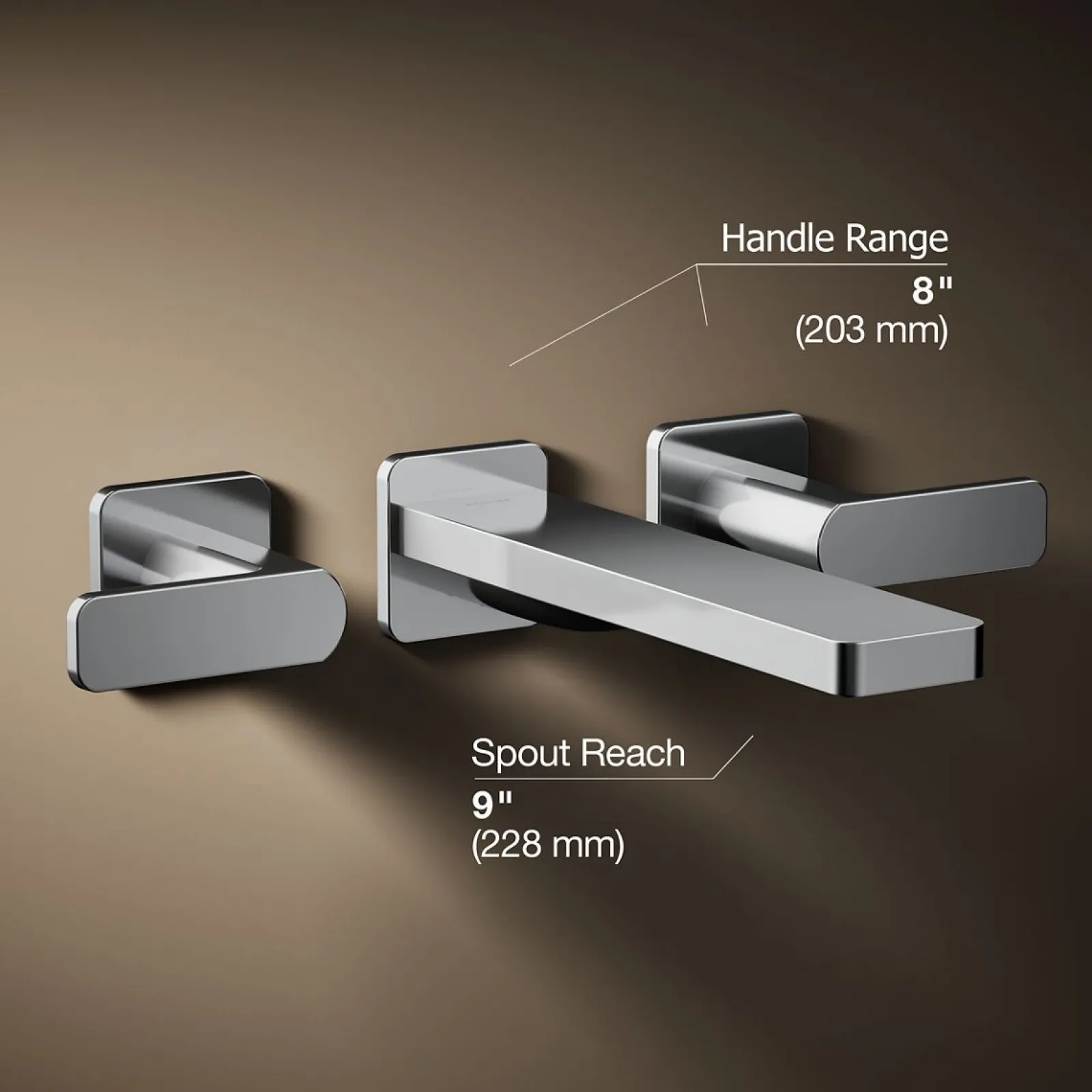 Wall-mount bath faucet trim^Kohler Hot