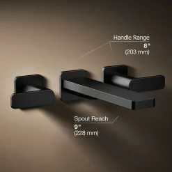 Wall-mount bath faucet trim^Kohler Hot