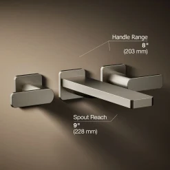 Wall-mount bath faucet trim^Kohler Hot