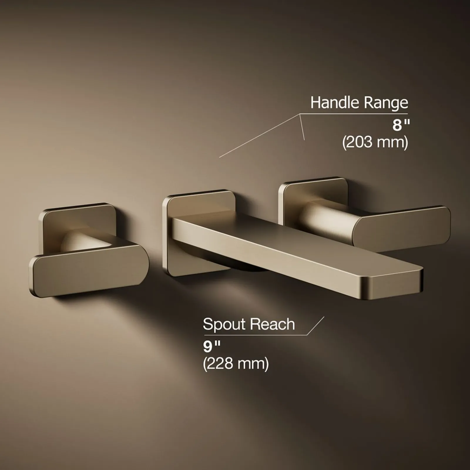 Wall-mount bath faucet trim^Kohler Hot