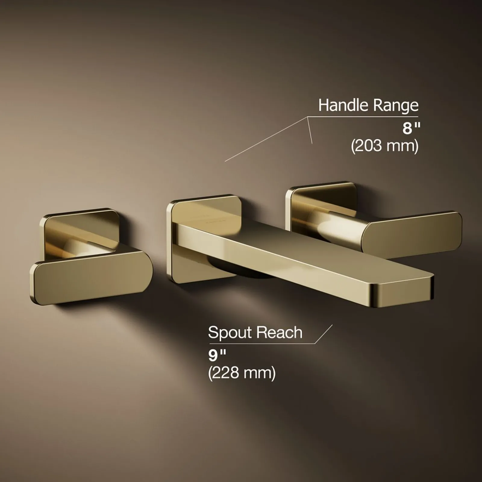 Wall-mount bath faucet trim^Kohler Hot