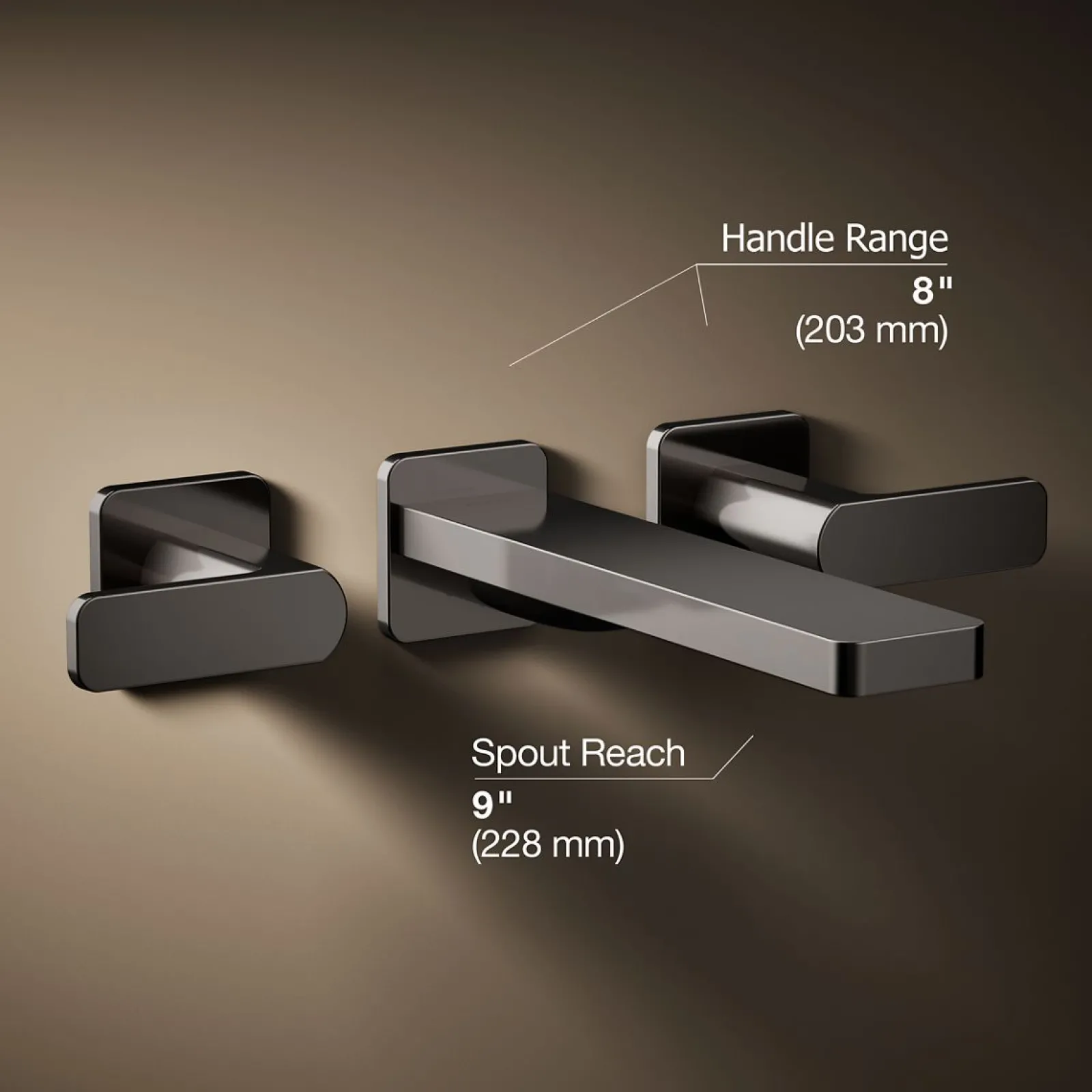 Wall-mount bath faucet trim^Kohler Hot
