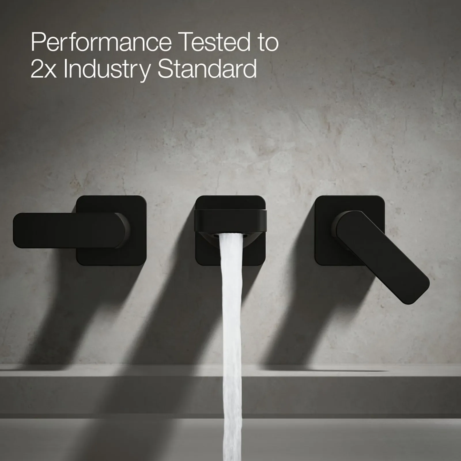 Wall-mount bath faucet trim^Kohler Hot