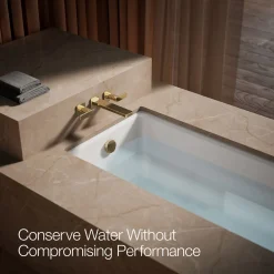 Wall-mount bath faucet trim^Kohler Hot