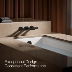 Wall-mount bath faucet trim^Kohler Hot