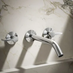 Wall-mount bathroom sink faucet spout with Tube design, 1.2 gpm^Kohler