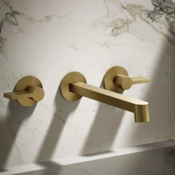 Wall-mount bathroom sink faucet spout with Row design, 1.2 gpm^Kohler Outlet