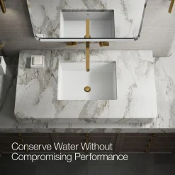 Wall-mount bathroom sink faucet spout with Row design, 1.2 gpm^Kohler Outlet