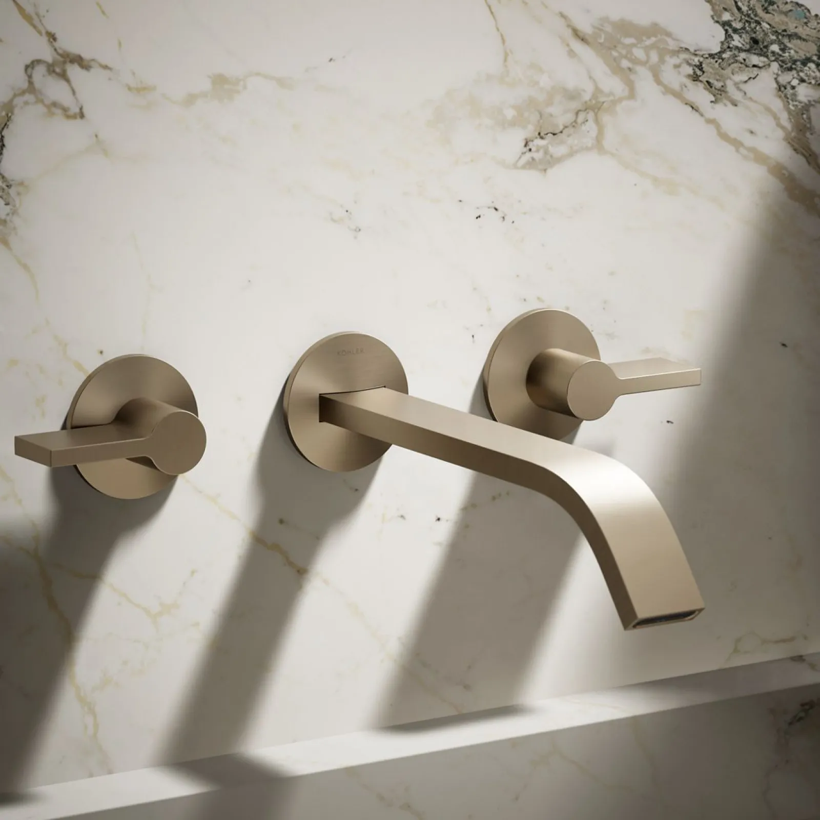 Wall-mount bathroom sink faucet spout with Ribbon design, 1.2 gpm^Kohler Online
