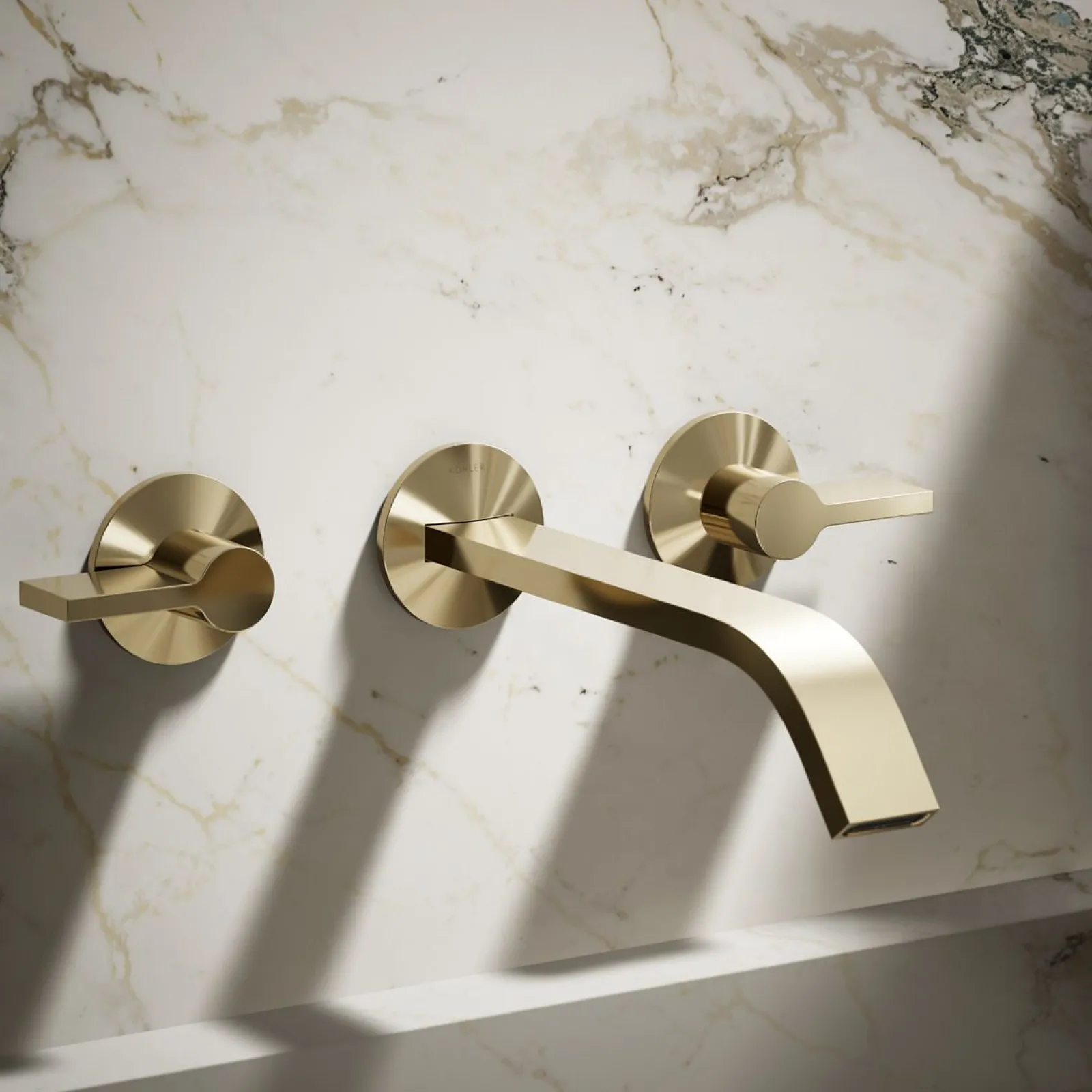 Wall-mount bathroom sink faucet spout with Ribbon design, 1.2 gpm^Kohler Online