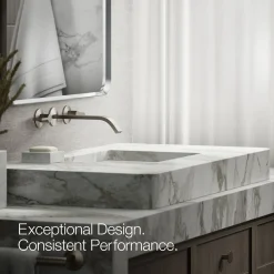 Wall-mount bathroom sink faucet spout with Ribbon design, 1.2 gpm^Kohler Online