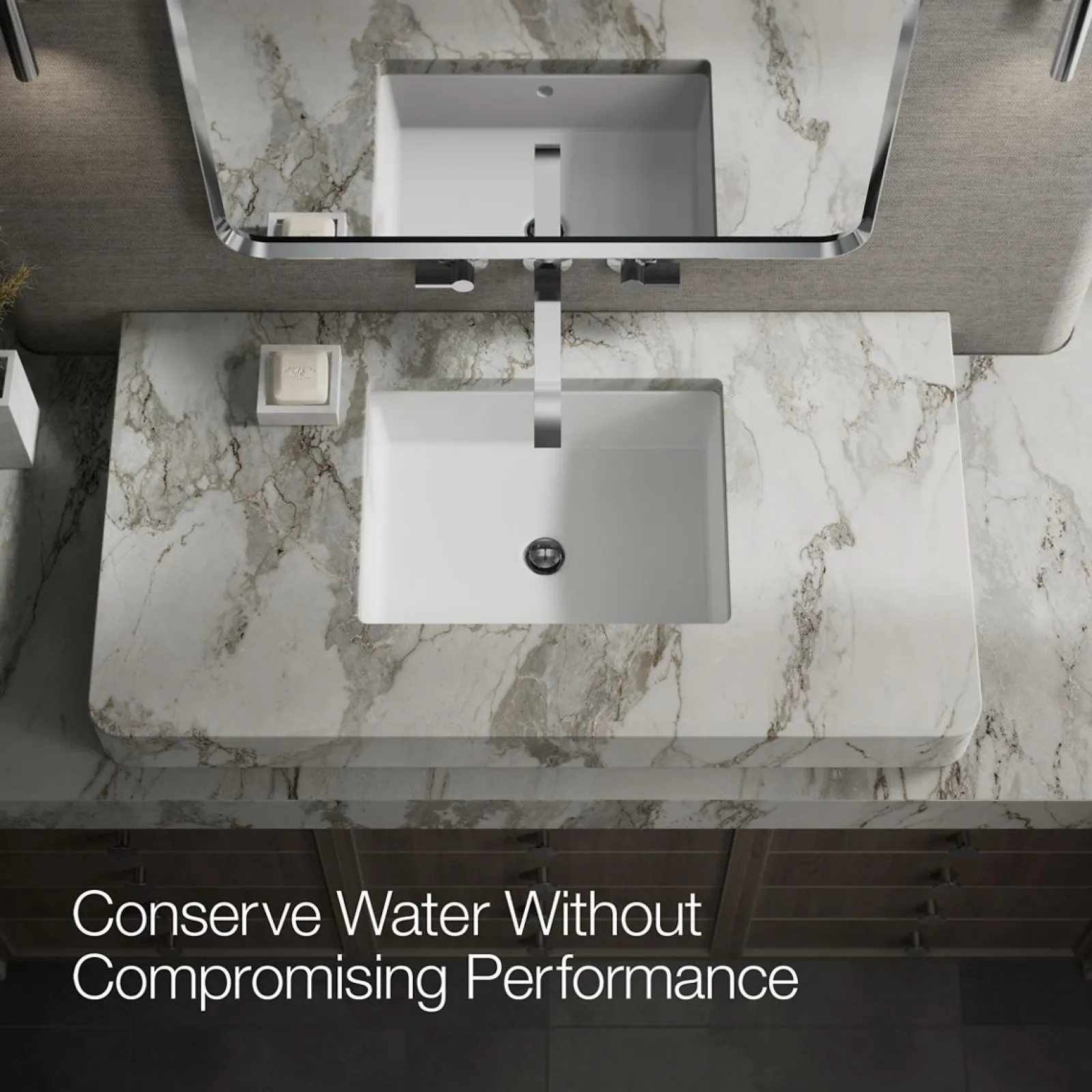 Wall-mount bathroom sink faucet spout with Ribbon design, 1.2 gpm^Kohler Online