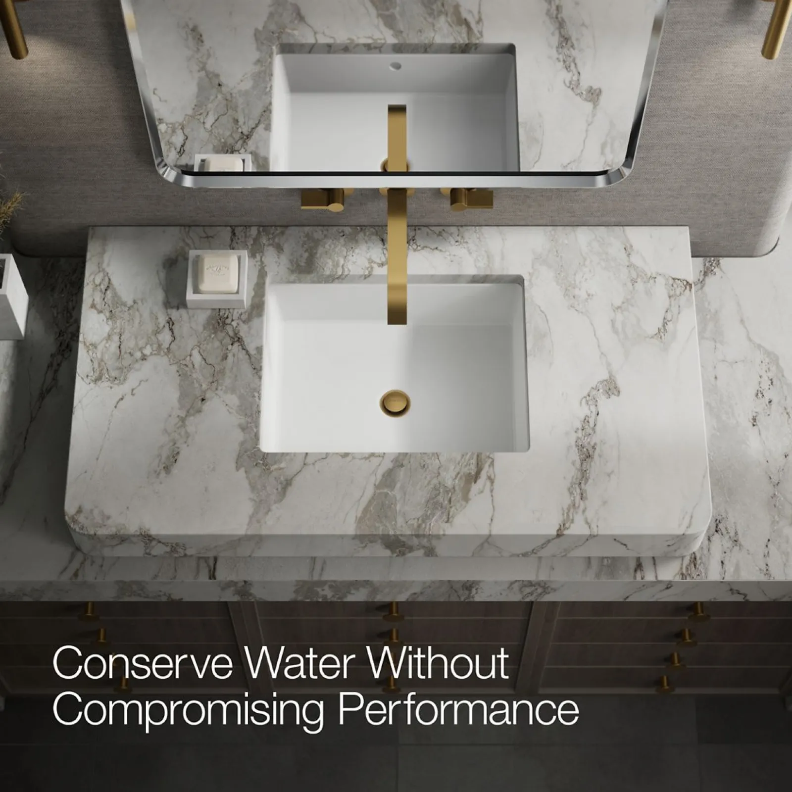 Wall-mount bathroom sink faucet spout with Ribbon design, 1.2 gpm^Kohler Online
