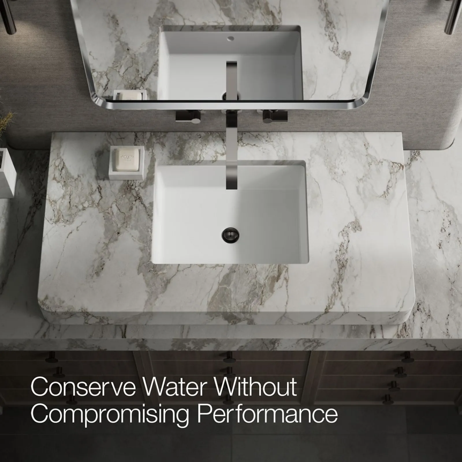 Wall-mount bathroom sink faucet spout with Ribbon design, 1.2 gpm^Kohler Online