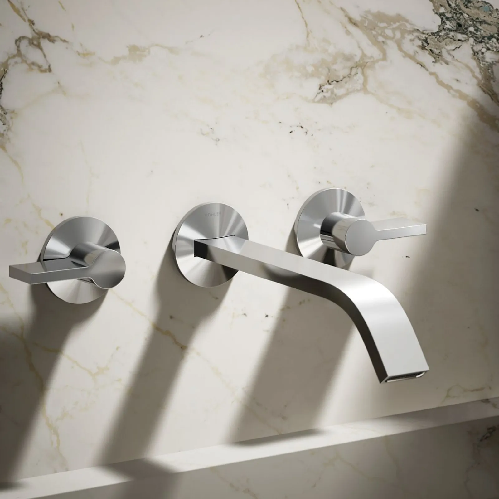 Wall-mount bathroom sink faucet spout with Ribbon design, 1.2 gpm^Kohler Online