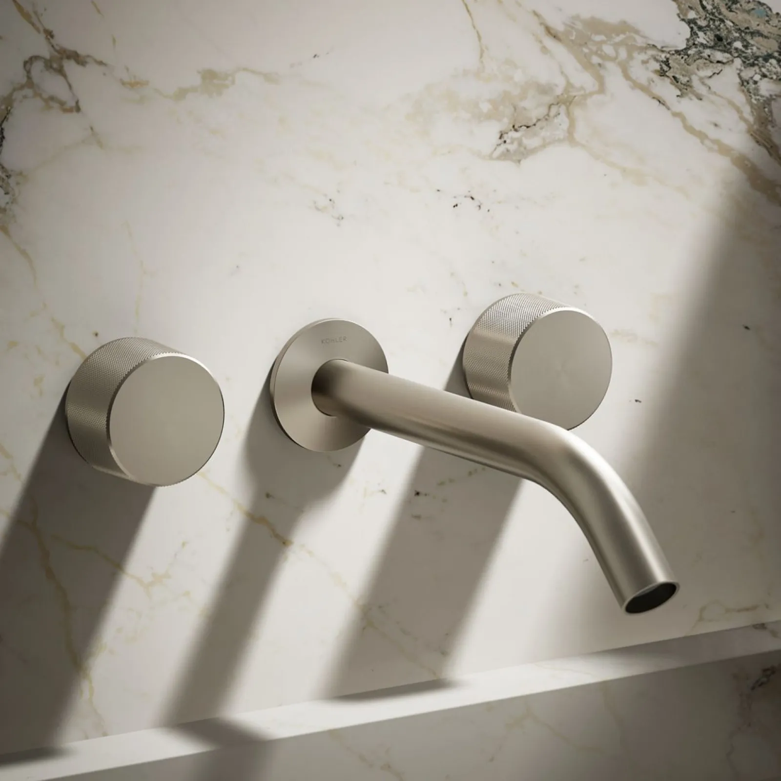 Wall-mount bathroom sink faucet Oyl handle trim^Kohler New