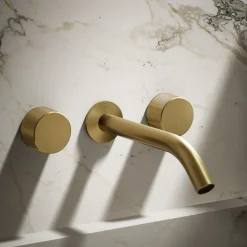 Wall-mount bathroom sink faucet Oyl handle trim^Kohler New