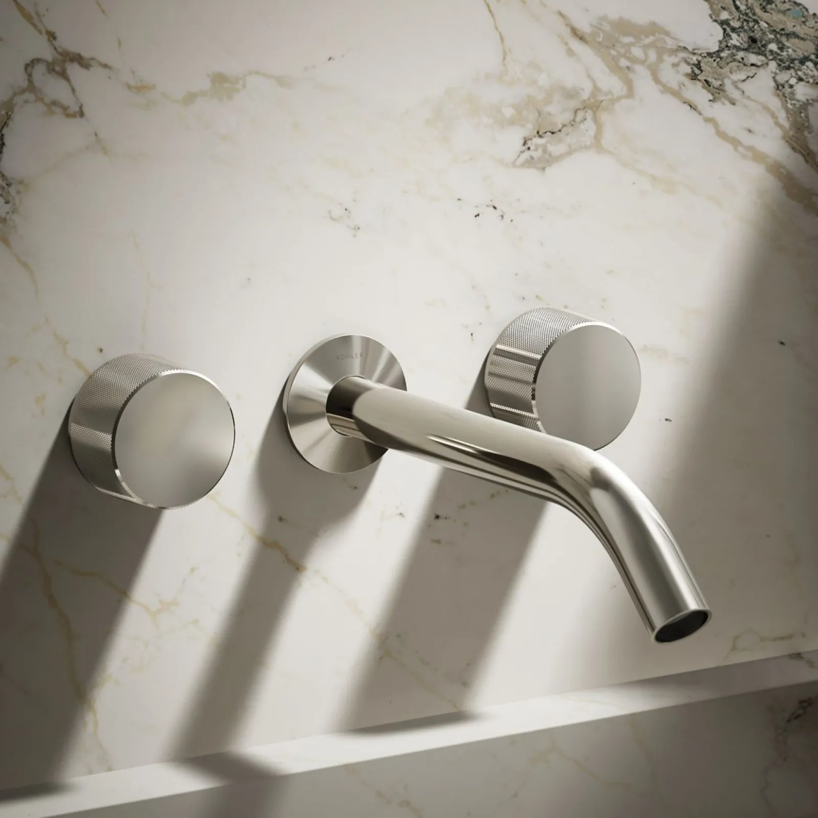 Wall-mount bathroom sink faucet Oyl handle trim^Kohler New