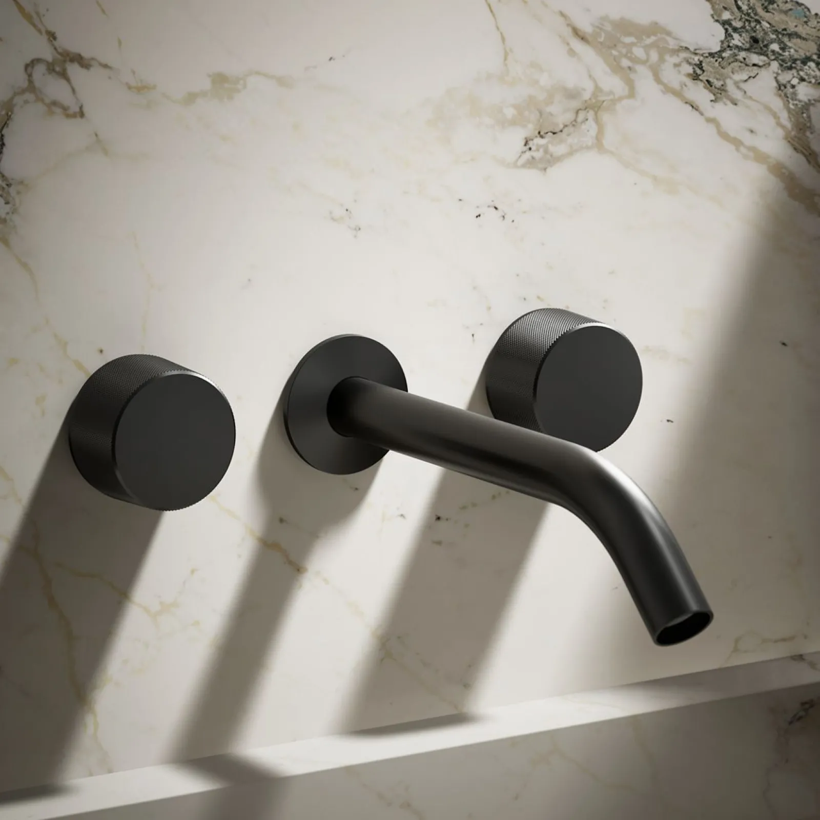 Wall-mount bathroom sink faucet Oyl handle trim^Kohler New