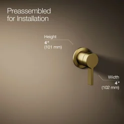 Wall-mount bathroom sink faucet handle^Kohler Online