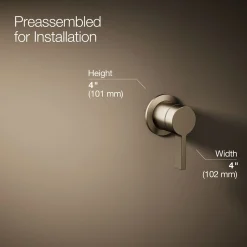 Wall-mount bathroom sink faucet handle^Kohler Online