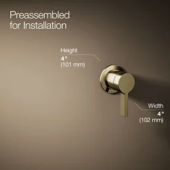 Wall-mount bathroom sink faucet handle^Kohler Online