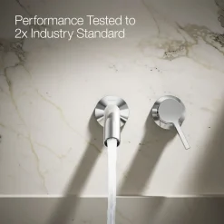 Wall-mount bathroom sink faucet handle^Kohler Online