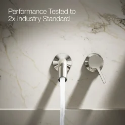 Wall-mount bathroom sink faucet handle^Kohler Online