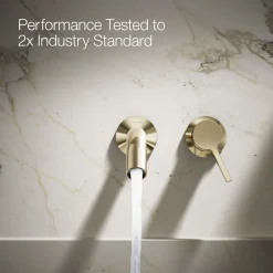 Wall-mount bathroom sink faucet handle^Kohler Online