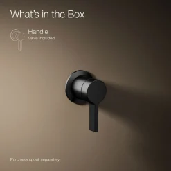 Wall-mount bathroom sink faucet handle^Kohler Online
