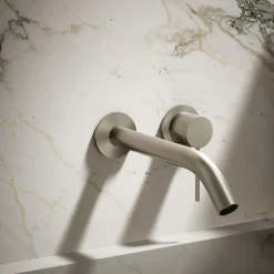 Wall-mount bathroom sink faucet handle^Kohler Hot